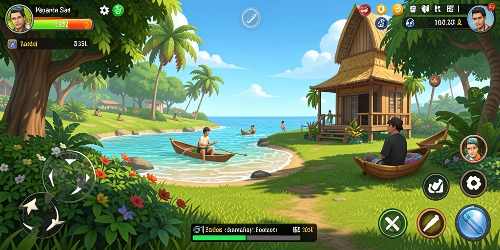 Tampilan gameplay 33L yang cerah dan mengasyikkan.