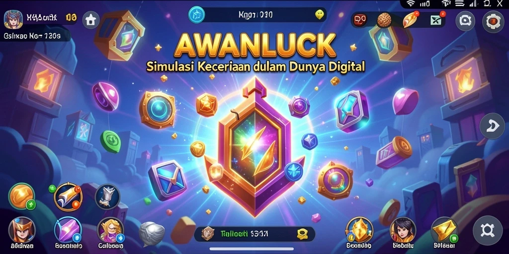 Tampilan gameplay <strong>AWANLUCK</strong> yang interaktif dan menarik.