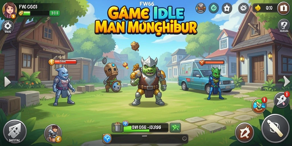 Screenshot gameplay FW66 menampilkan aksi Idle yang seru dan mengasyikkan.