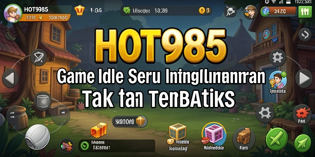 Tangkapan layar utama HOT985 menampilkan gameplay Idle yang menarik.