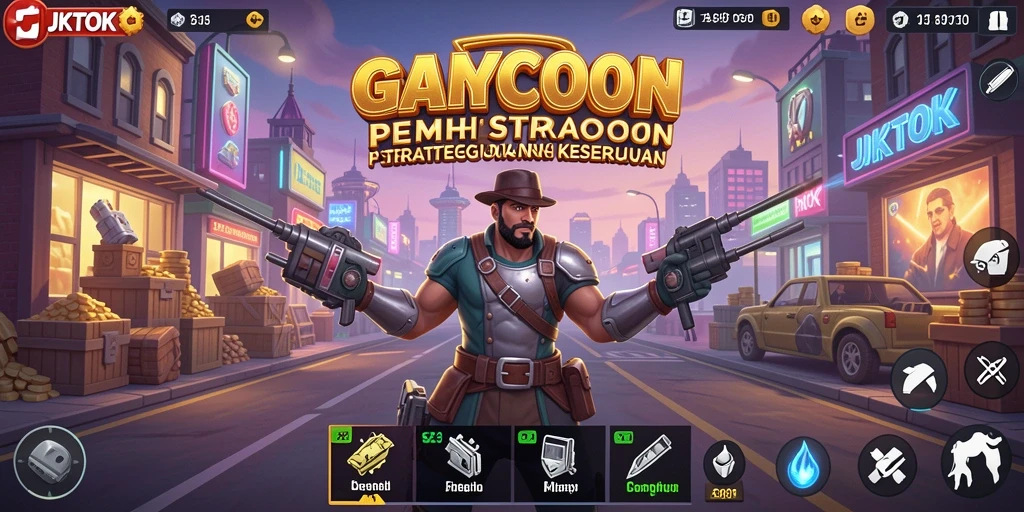 Tampilan gameplay JKTOK yang menarik dengan berbagai elemen Tycoon.