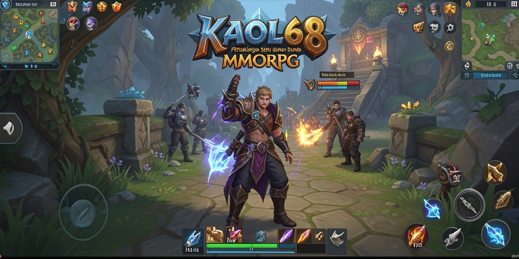 Tampilan gameplay KAOL68 yang menampilkan aksi seru dalam MMORPG.