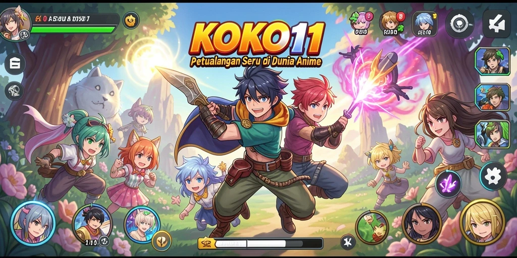Gameplay seru KOKO11 dengan karakter anime ikonik