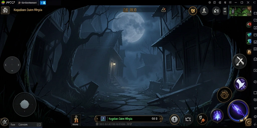 Tampilan gameplay PCPC7 yang mencekam dan menakutkan.