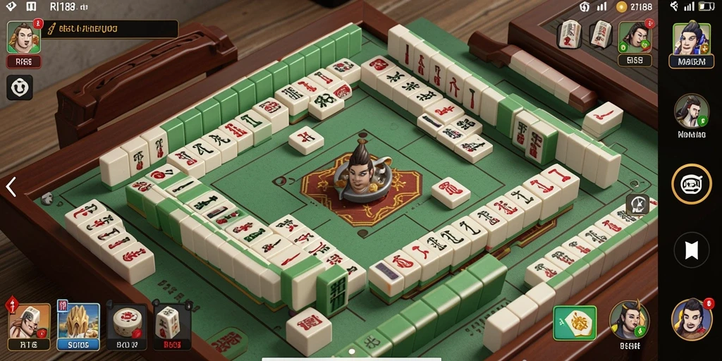 Gameplay menarik RI188 menunjukkan strategi dan keterampilan dalam Mahjong.